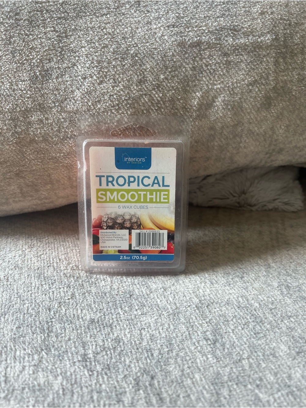 Interiors Tropical Smoothie Wax Melts - Clear Clamshell, White/Cream